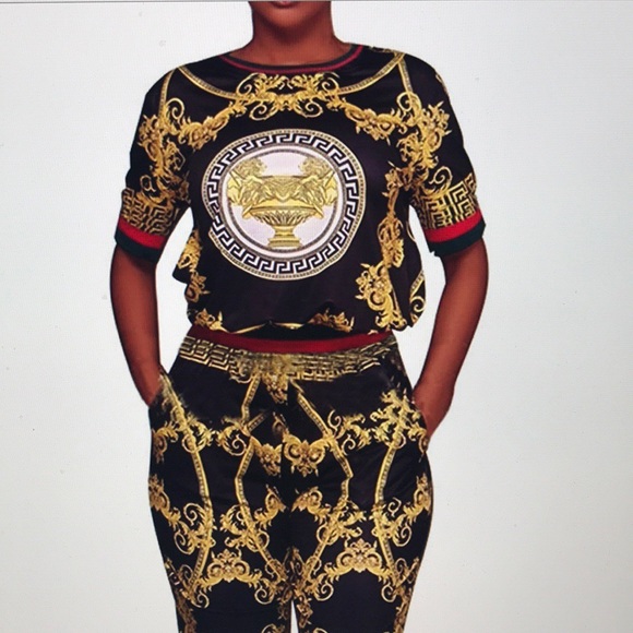 Women’s 2 Piece Outfits Floral Jumpsuit Sz:US MED - Picture 3 of 5